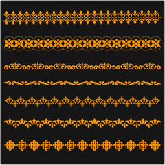 pattern, border, vector, frame, design, ornament, illustration, decoration, set, art, seamless, gold, element, floral, line, vintage, wallpaper, style, black, yellow, texture, card, flower, banner, sy