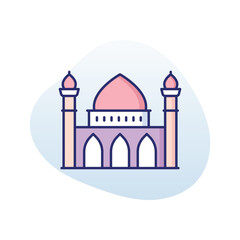 Mosque  Vector icon