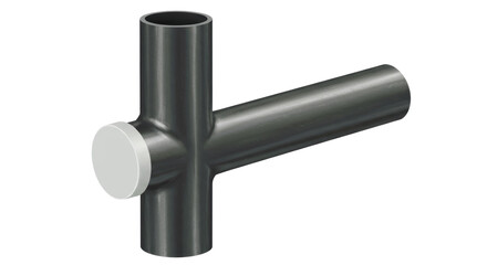 Isolated Metal Pipe Fitting