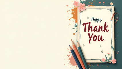 Elegant digital art conveying a teacher day thank you poster that recognizes educator contributions with refined design and dignified expressions of academic respect in  Photo Stock  Concept  and empt