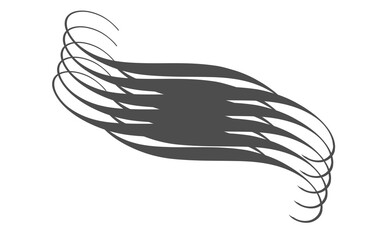 Obraz premium Ink brush stock isolated on transparent background, PNG transparent file