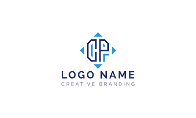 Minimalist CP Logo for Branding and Identity.