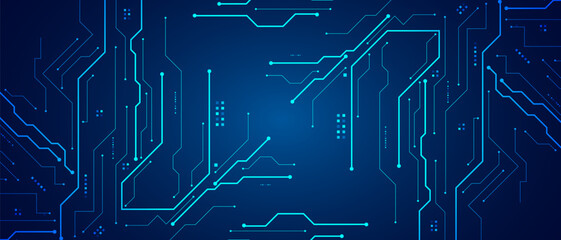 vector futuristic circuit board , Electronic motherboard , Communication and engineering concept , Hi-tech digital technology concept