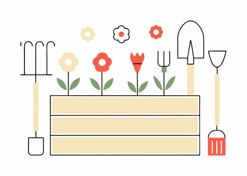 Garden Hoe clip art preview