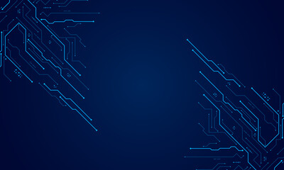 vector futuristic circuit board , Electronic motherboard , Communication and engineering concept , Hi-tech digital technology concept