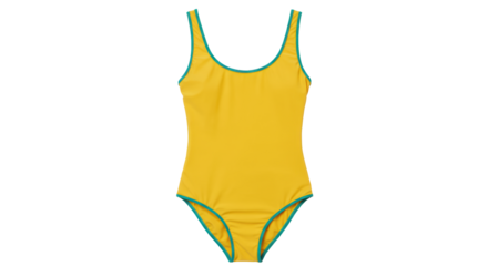 Isolated Yellow Swimsuit
