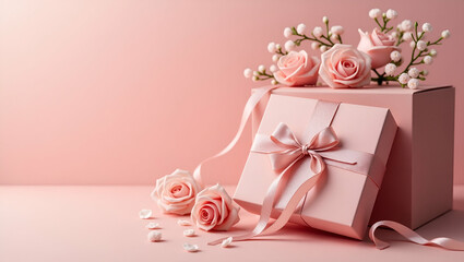 Exclusive Mother�s Day Gift Box Design: Innovative Packaging with Premium Materials and Bespoke Branding for Heartfelt Gifting - Perfect for Premium Digital Photo Stock Imagery