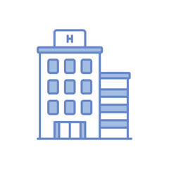 Hospital Vector icon