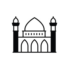 Mosque  Vector icon
