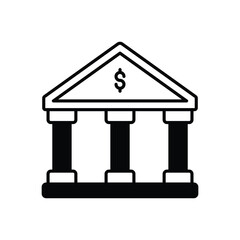 Bank Vector icon
