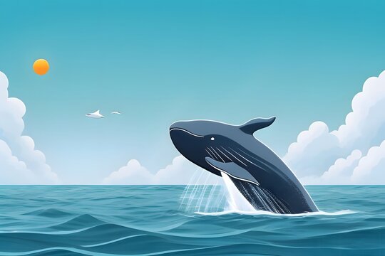 dolphin jumping out of water