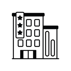 Hotel Vector icon