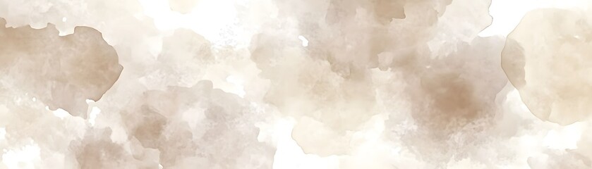 A muted taupe watercolor wash design.