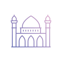 Mosque  Vector icon
