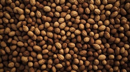 Shelled Peanuts from Top Down Perspective