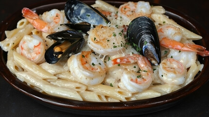 Delicious sushi platter fresh seafood meal