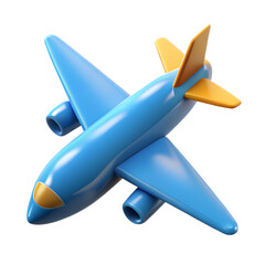 3D Airplane Icon – Flying Vehicle