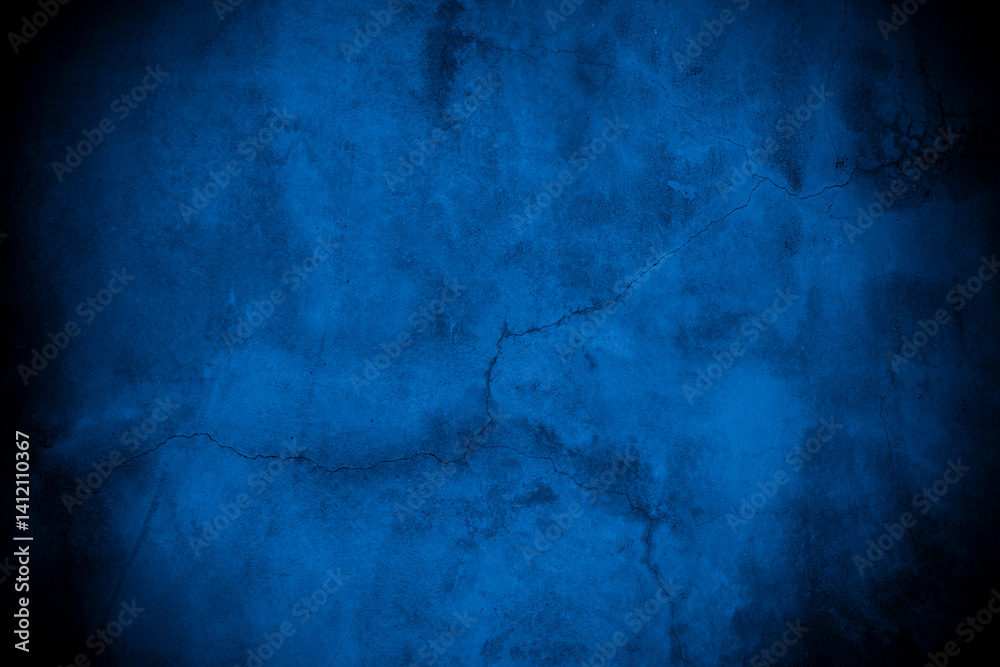 Poster old wall pattern texture cement blue dark abstract blue color design are light with black gradient b