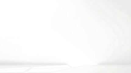 Obraz premium Minimalist Clean White Background with Subtle Light and Shadow