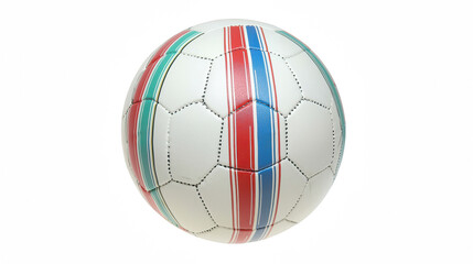 a soccer ball with the flag on a transparent background, PNG image, PNG file, Generative art.