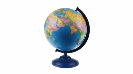 a model of the world on a transparent background, PNG image, PNG file, Generative art.
