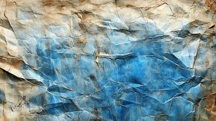 Naklejka premium Distressed parchment backdrop evoking aged documents or abstract watercolor painting
