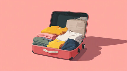 Travel suitcase packing tips and essentials for vacation travel planning and trip preparation guide