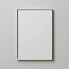 vintage photo frame white with beautiful green leaves