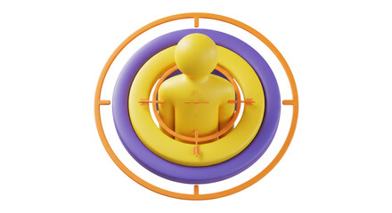 Obraz premium Isolated Aiming