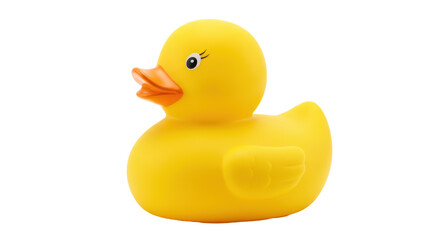 Isolated Yellow Rubber Duck