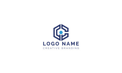 Minimalist IC Logo for Branding and Identity.