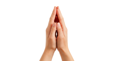 Isolated Praying Hands