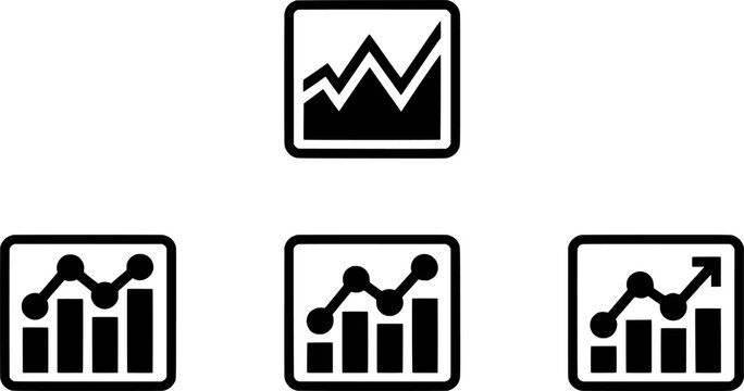 Graph And Chart Vector Illustration Displaying Statistics And Data Analysis For Business