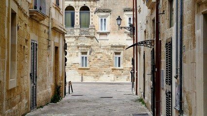 narrow street in the old town