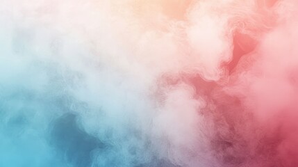 Obraz premium Soft Colorful Smoke Background with Red, Pink, and Blue Hues for Abstract Design and Artistic Projects