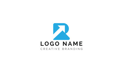 Minimalist R Logo for Branding and Identity.