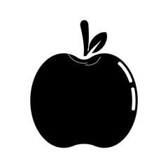 Apple icon on white background