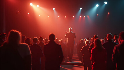 Elegant Memorial Day Tribute: Sophisticated Lighting & Dynamic Setups for National Homage - Refined Photo Stock Concept with Empty Space for Text