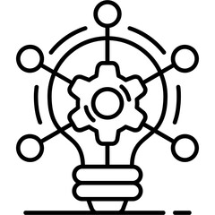 Fototapeta premium Insight Icon