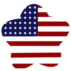 Patriotic American Flag, Military Honor, Remembrance Background