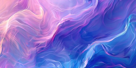 Obraz premium Abstract vivid colorful wave flowing express energetic texture. Seamless texture of vividness curve swirling convey sense of harmony and wonderful scene perfect for effect and graphic design. AIG61.