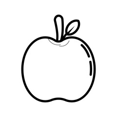 Apple icon on white background
