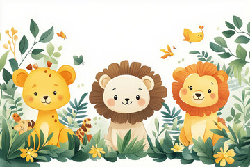 Naklejka premium children backdrop/background