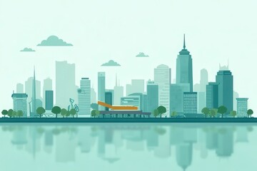 Obraz premium Infrastructure investment for long-term planning and sustainability supporting resilient development 