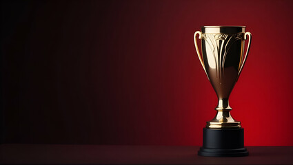 Elegant Eurovision Trophy Imagery: Timeless Craftsmanship & Symbolic Design for Award Ceremonies in International Music Competitions - Perfect for Photo Stock with Left Space