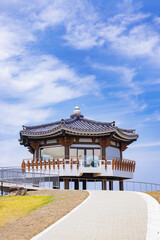 Obraz premium 対馬 韓国展望所