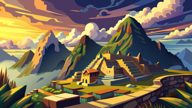 Machu Picchu, Peru
High above the Andes&rsquo; crest,
Stone by stone, the Inca's nest,
Shrouded in clouds, kissed by dawn,
Mystery lives though time has gone.

