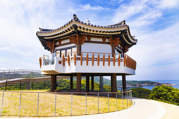 Fototapeta premium 対馬 韓国展望所