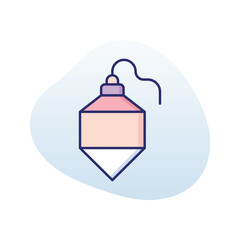 Plumb Bob Vector icon