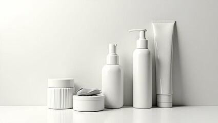 Professional Cosmetic Packaging Template Design: Contemporary Layout with Detailed Graphic Artistry & Innovative Visuals for High-Quality Photo Stock Assets